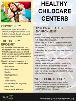 Healthy Childcare Centers 2018